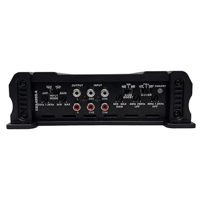 Orion Cobalt Series CBA4500.4 High Efficiency 4-Channel Class A/B Amplifier for Car Audio Stereo - 4500W Max, 600W RMS, 2/4 Ohm Stable, Adjustable Low/High Pass, Bass Boost, MOSFET Power Supply