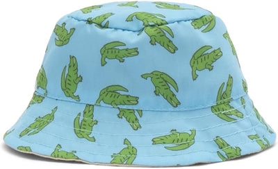 Bucket Hat | Blue & Lime Alligators