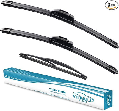 OEM Windshield Wiper Blades Replacement for BMW X5 2014 2015 2016 2017 2018, All Weather Original Factory Quality Front & Rear Wipers Set 24"+20"+12" (Pack of 3)