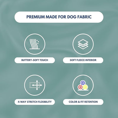 Spark Paws Dog Hoodie – Premium Dog Sweater for Small, Medium, and Large Dogs | Warm Outfits for French Bulldogs, Pitbull, Puppy, Winter Jacket Alternative - Teal - 5XL