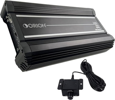 Orion XTR1500.5 XTR Series 1500 Watt 5-Channel Amp 125W x 4 at 2-Ohms Plus 1000W x 1 at 1-Ohm Class A/B+Class-D 5th Channel w/Remote Bass Knob High Performance Amplifier Made in Korea