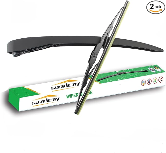 Rear Windshield Wiper Blade and Arm Replacement for Chevrolet Trax 2015-2020 Buick Encore 2013-2020 Back Window Windscreen Wiper