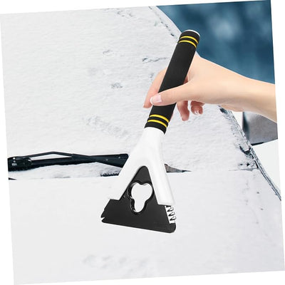 Hemobllo Winter Car Snow Shovel Windshield Scraper for Ice Removal Multi-Purpose Frost Scrapper for SUV Truck Car Weather Scraper Ergonomic Handle