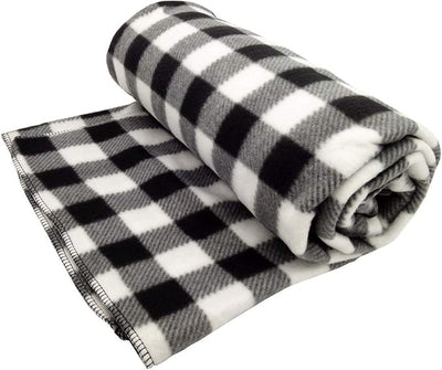 Electric Blankets - 12V Electric Car Heating Blanket Fleece Blanket for Winter Cold Weather Car Travel and Camping Use (Gray/White)