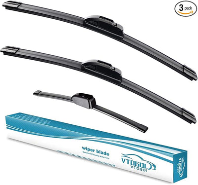 OEM Windshield Wiper Blades Replacement for Kia Niro 2017 2018 2019 2020 2021 2022, All Weather Original Factory Quality Front & Rear Wipers Set 26"+16"+12" (Pack of 3)