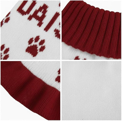 Personalized Dog Sweater Dress, Customized Pet Clothes Warm Winter Outfit for Dogs, Bright Puppy Sweatshirt, Pet Birthday Outfit, Gifts Dog and Cat Lovers #2