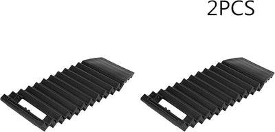 2PCS Car Wheel AntiSkid Pad, Keenso NonSlip Emergency Tire Traction Mat Plate for Snow Mud Ice Sand Universal (2PCS)