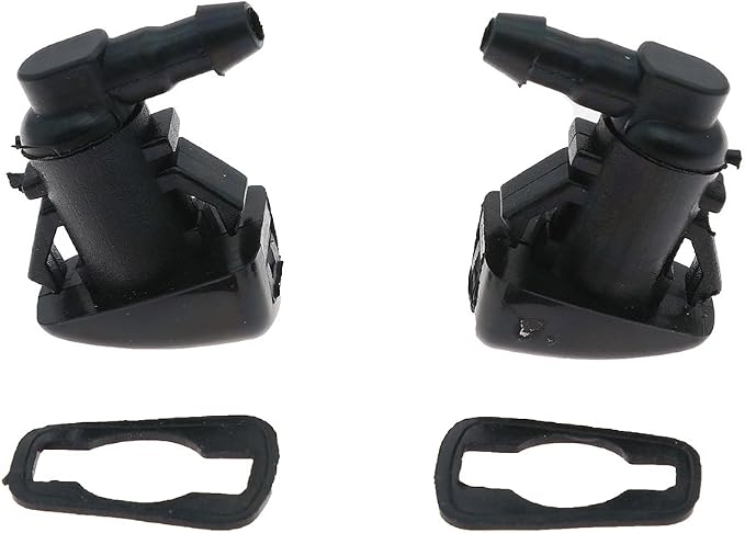8S4Z-17603-AA Pack of 2 Windshield Washer Nozzle Kit for 2008-2011 Focus | Windshield Washer Squirter Nozzle Wiper Spray Nozzle,Compatible with 2008-2011 Focus ,Replace OE 8S4Z-17603-AA 7T4Z-17603-A1