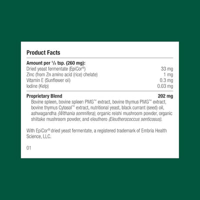 Standard Process Canine Immune System Support - Immune Support Supplement for Dogs - Powder Canine Supplement Aids Overall Health & Wellness - Immunity Support Supplement with Zinc & Kelp - 110 g