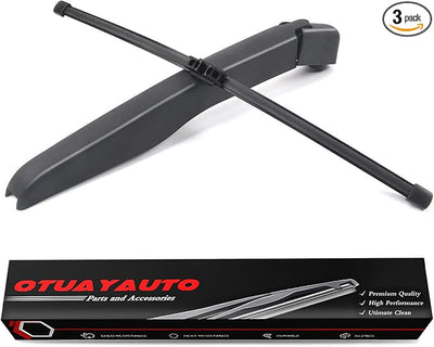 Replacement for Ford Edge 2015-2023, Rear Windshield Wiper Arm Blade Set - OTUAYAUTO Factory OEM Style FT4Z17526A