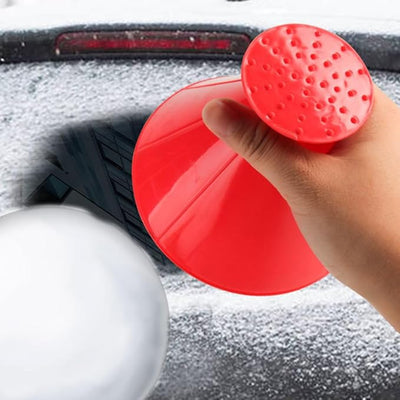 LABRIMP 5pcs Cone Shaped Ice Scrapers Snow Shovel Set for Car and Truck Windshield Deicing Compact and Portable Abs Material Multi-Purpose Winter Automotive Accessory