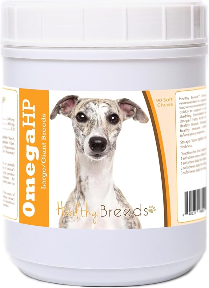 Whippet Omega HP Fatty Acid Skin and Coat Support Soft Chews 90 Count