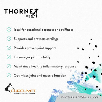 ThorneVET Joint Support Formula – Dog & Cat Joint Health Support, 120 Soft Chews