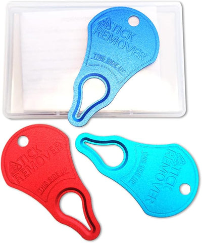 3 Pack Tick Remover Tool, Portable Key for Humans & Pets | 3-Piece Safe Tick Removal Kit. Pain-Free, Durable & Reusable. Compact Outdoor Safety Tool for Hiking and Camping.