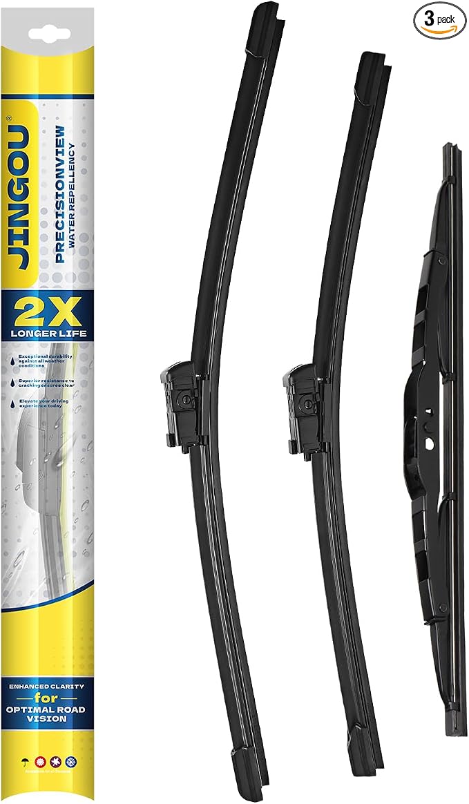 3 Wiper Blades Sets,Compatible with Buick Encore 2013-2022,Chevrolet Trax 2013-2023,Automotive Replacement Windshield Wiper Blade - 26"/14"/10" (Set of 3) Top Lock