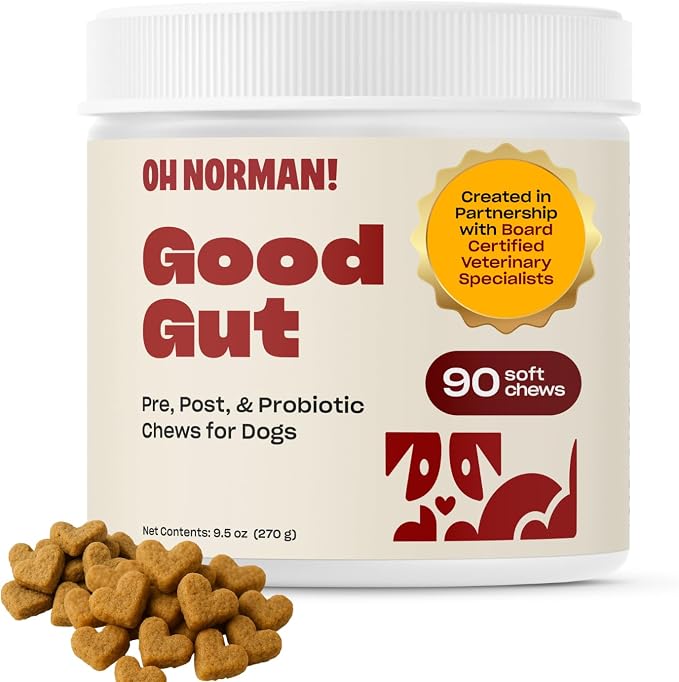 Probiotic Chews for Dogs, Probiotics for Dogs Digestive Health with Enzymes, Allergy Relief for Seniors, Probiotics for Dog Wellness and Comfort