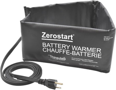 Zerostart 2800073 Electric Battery Blanket Heater Wrap with Thermostat 34 Inch | Battery Warmer for Generators, Automotive and Heavy Duty Vehicles
