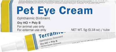 Starmixus Pet Eye Ointment, Soothes Irritation, Discharge & Tear Stains, Professional-Grade Eye Cream for Cats, Dogs, Horses, Birds, Cattle, Sheep and Puppies, Kitten - 1 Tube 5g (0.18oz)