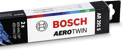 BOSCH 3397007995 AeroTwin Wiper Blade Combo Pack - Set of 2 (24" & 18") | Driver and Passenger Side Original Equipment Replacement Blades