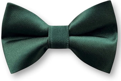Detachable Dog Bow Tie, Slide-On Pet Bowtie for Collars, Stylish Durable Dog Lover Accessory Small, Medium & Large Dogs (Emerald Green, Small (3.5in Wide))