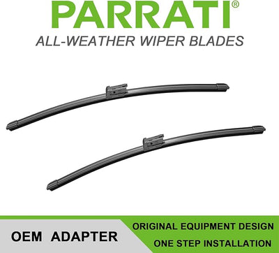 PARRATI® 28 Inch & 16 inch of High Performance Premium All-Season Automotive Replacement Front Windshield Wiper Blades for Toyota Prius Prius AWD-e Prius Prime,Easy DIY Install (Set of 2)