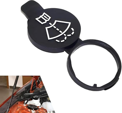 WZP Windshield Washer Fluid Cap, Car Wiper Bottle Cover Replacement for 12767700 13227300, Windshield Wiper Washer Fluid Reservoir Tank Bottle Cap, Compatible with GMC Chevy Buick Cadillac
