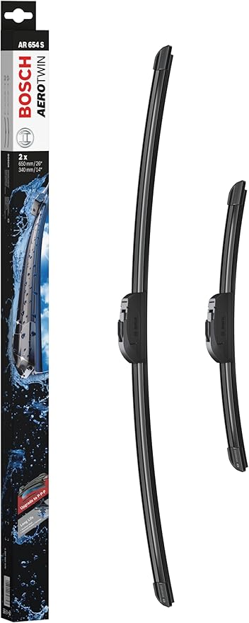 BOSCH 3397007570 AeroTwin Wiper Blade Combo Pack - Set of 2 (26" & 14") | Driver and Passenger Side Original Equipment Replacement Blades