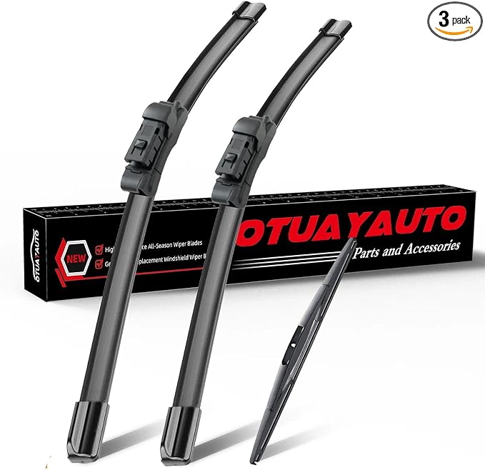 OTUAYAUTO Windshield Wiper Blades Replacement for Subaru Outback 2020-2024 All-Extreme Weather Performance Quiet No Trace Front and Rear Wipers Top Lock 26"+18"+16" (Pack of 3)