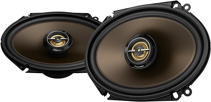 A-Series MAX TS-A683FH 6” x 8' 2-Way Speakers (Pair) – 370W Max, Balanced Sound + Smooth Treble, Enhanced Bass, Great Stock Replacement
