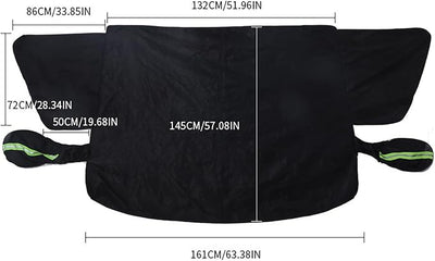 Magnetic Windshield Cover for KIA Sorento(7seats) 2015-2020, Snow Ice Protector with Mirror Covers Winter Frost Shield Sunshade Waterproof