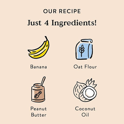Bocce's Bakery PB & Banana Recipe Dog Treat Bundle – All-Natural, Wheat-Free Biscuits Made with Real Ingredients and Baked in The USA – 14oz Box (2 Pack Bundle)