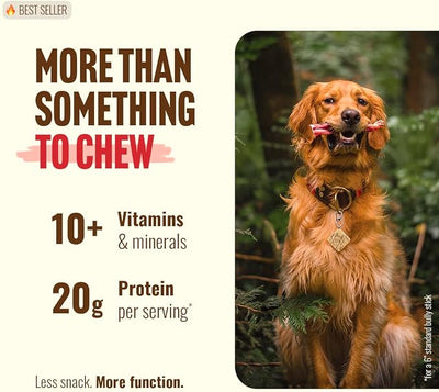 Natural Farm Bully Sticks, Odor-Free (12 Inch, 5 Count), 100% Beef Chews, Grass-Fed, Non-GMO, Fully Digestible Dental Treats to Keep Your Large, Medium and Small Dogs Busy and Happy. Single Ingredient