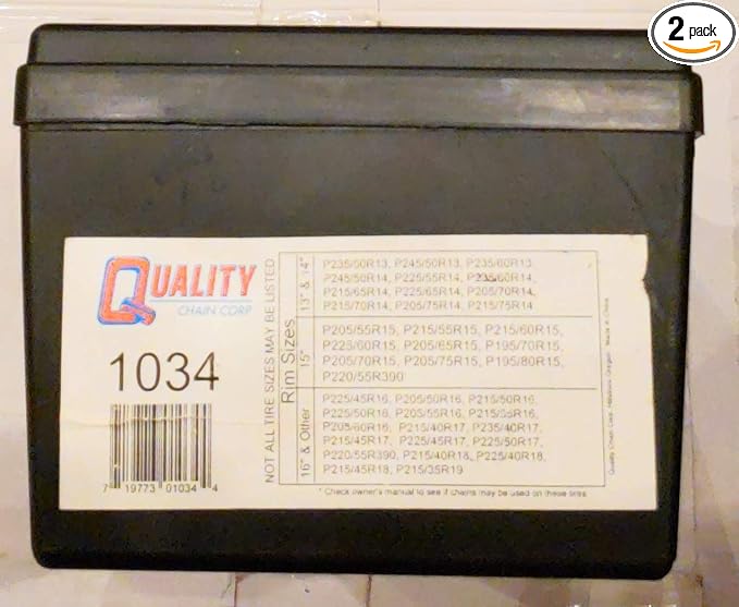 Quality Chain Cobra Cable Passenger Snow Traction Tire Chains (1034)