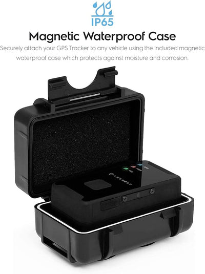 Amcrest IP65 Weatherproof Magnetic Case for Amcrest 4G LTE GPS Tracker (AM-GL300W-4G), for Vehicles, Cars, Trucks (AM-GL-HM3G-V3)