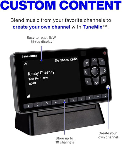 Onyx EZR Satellite Radio with Home Kit (SXEZR1H1) | SiriusXM