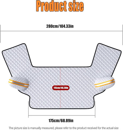 Magnetic Windshield Cover for Jeep Grand Cherokee All-Season Car Frost Protector & Sun Shade