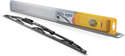 Hella OE Quality 19 Inch All Seasons Streak-Free Rubber Standard Wiper Blade (Single Blade) fit select Chevrolet Dodge Ford Jeep Mazda Mini Nissan Toyota Volkswagen / 9XW398114019