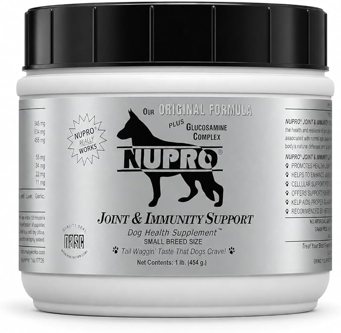 Joint and Immunity Support, 1 Pound, Small Breed | Supports joint health, Promotes flexibility, Supports immunity, Helps active and senior dogs, No wheat, corn or fillers