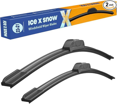 22"+21" Water Repellent Windshield Wiper Blades Replacement for Jeep Grand Cherokee 2021-11 Toyota Tacoma 2014-05 Honda Pilot 14-09 Dodge Durango 21-2011 All-Season Performance Wiper Blades