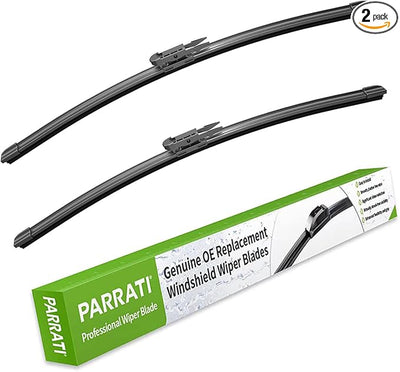 PARRATI® 28 Inch & 28 inch of High Performance Premium All-Season Automotive Replacement Front Windshield Wiper Blades for 2015-2018 Ford Edge Escape Focus, Easy DIY Install (Set of 2)