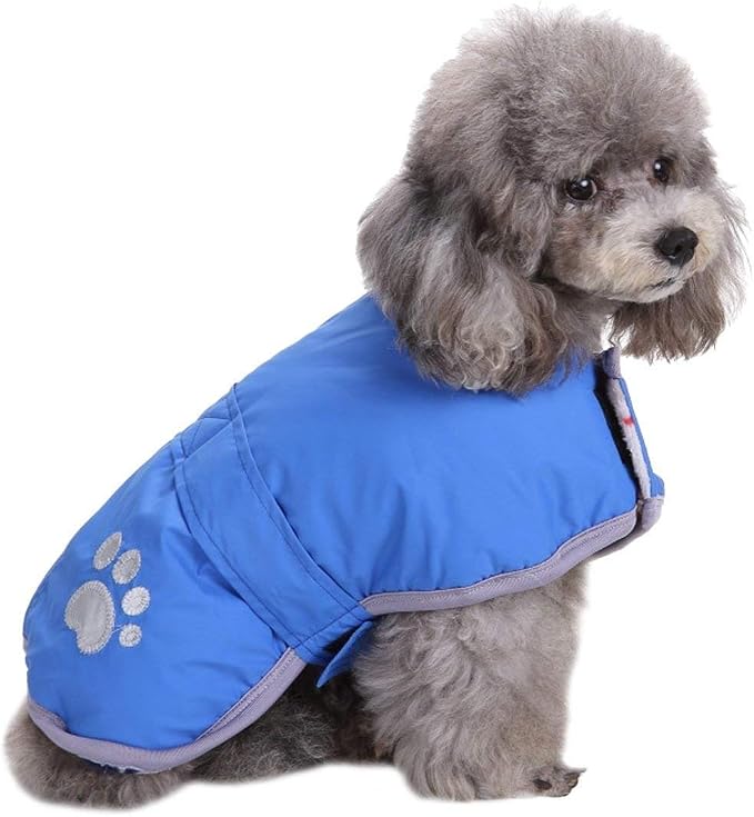 Cold Weather Dog Coats Loft Reversible Winter Fleece Dog Vest Waterproof Pet Jacket Available in Extra Small, Small, Medium, Large Extra Large Sizes