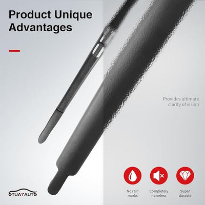 OTUAYAUTO Replacement for Ford Focus 2012-2018 SE ST RS Rear Windshield Back Wiper Arm Blade Set OEM CV6Z-17526-C