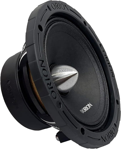 Orion XTR XTX652 High Efficiency 6.5" Mid-Range Bullet Loudspeakers, 1400W Max Power, 350W RMS, 2 Ohm, 1.5" Voice Coil - Pro Car Audio Stereo, Midrange Speakers (Pair)