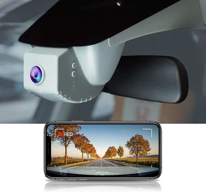 Fitcamx 4K Dash Cam Suitable for Acura ADX 2025-2026 (HD2-6350), OEM Factory Look, 2160P UHD Video Quality, Built-in WiFi & APP, Loop Recording, G-Sensor, Night Vision, Easy to Install, 64GB Card