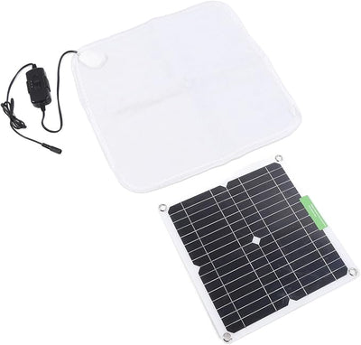 Haofy 12V 50W Solar Panel Pet Heated Blanket with Soft Breathable Materials Battery Box Design for Car Rides Outdoor Activities