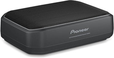 Pioneer TS-WX140DA 8” x 5-1/4” Compact Active Subwoofer with Built in Amplifier, 170 Watts Max Power, EV Optimized Sub, 3 Listening Modes – Deep, Dynamic and Natural for Enhanced Car Audio