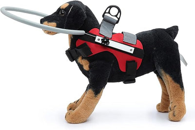 Ring Harness for Blind Dog, Lightweight Blind Ring for Pets, Blind Dog Bumper, Bump Guard for Blind Dogs Upgrade Red Small