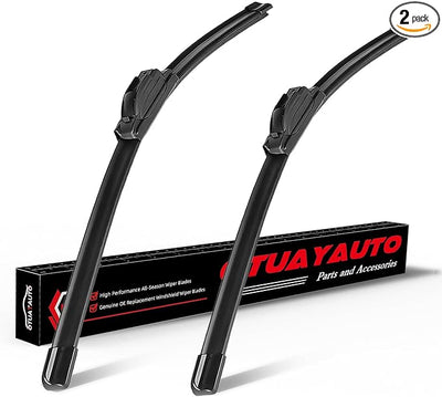 OTUAYAUTO Premium Windshield Wiper Blades - Replacement for Ford F150 99-08, Expedition 99-06, Explorer 05-10, Mustang 99-04, U Hook Front Window Wiper Blades - 20"+20" (Pack of 2)