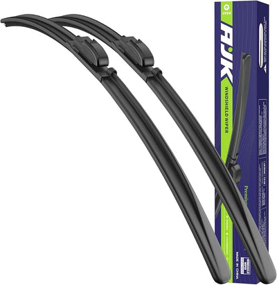 AJK Front Windshield Wipers for Cadillac CT5 2020-2026 (24"+18") | All-Weather OEM Quality Automotive Replacement Wiper Blades for My Car – Driver and Passenger Side Windows