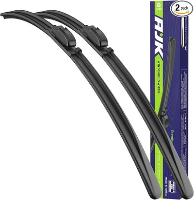 AJK Wiper Blades for Toyota Camry 2018-2024 | Front & Rear, 3-Piece, OEM, Conventional